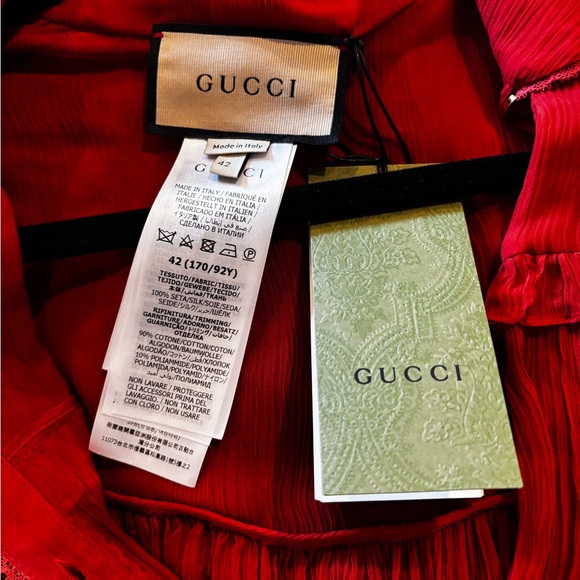 💯% Auth GUCCI Silk Dress - Picture 8 of 12